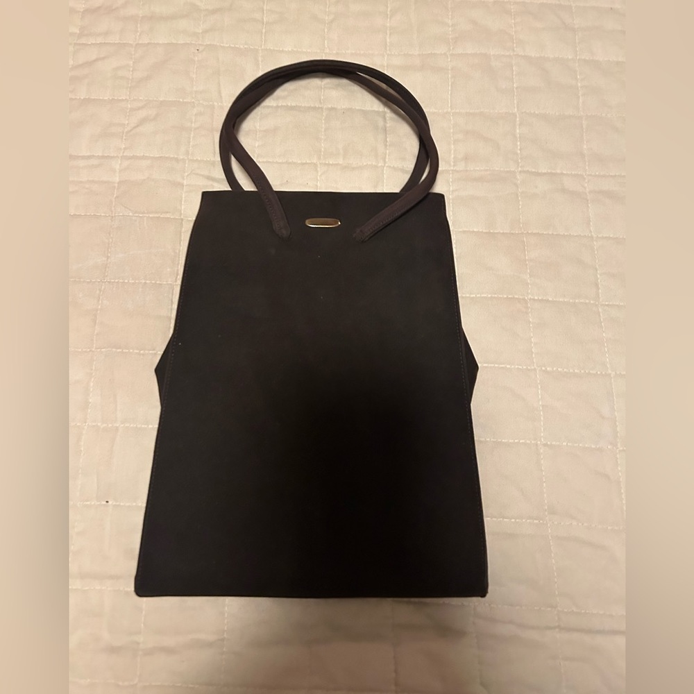 Gorgeous VTG Lennox Brown Suede Top Handle Bag
